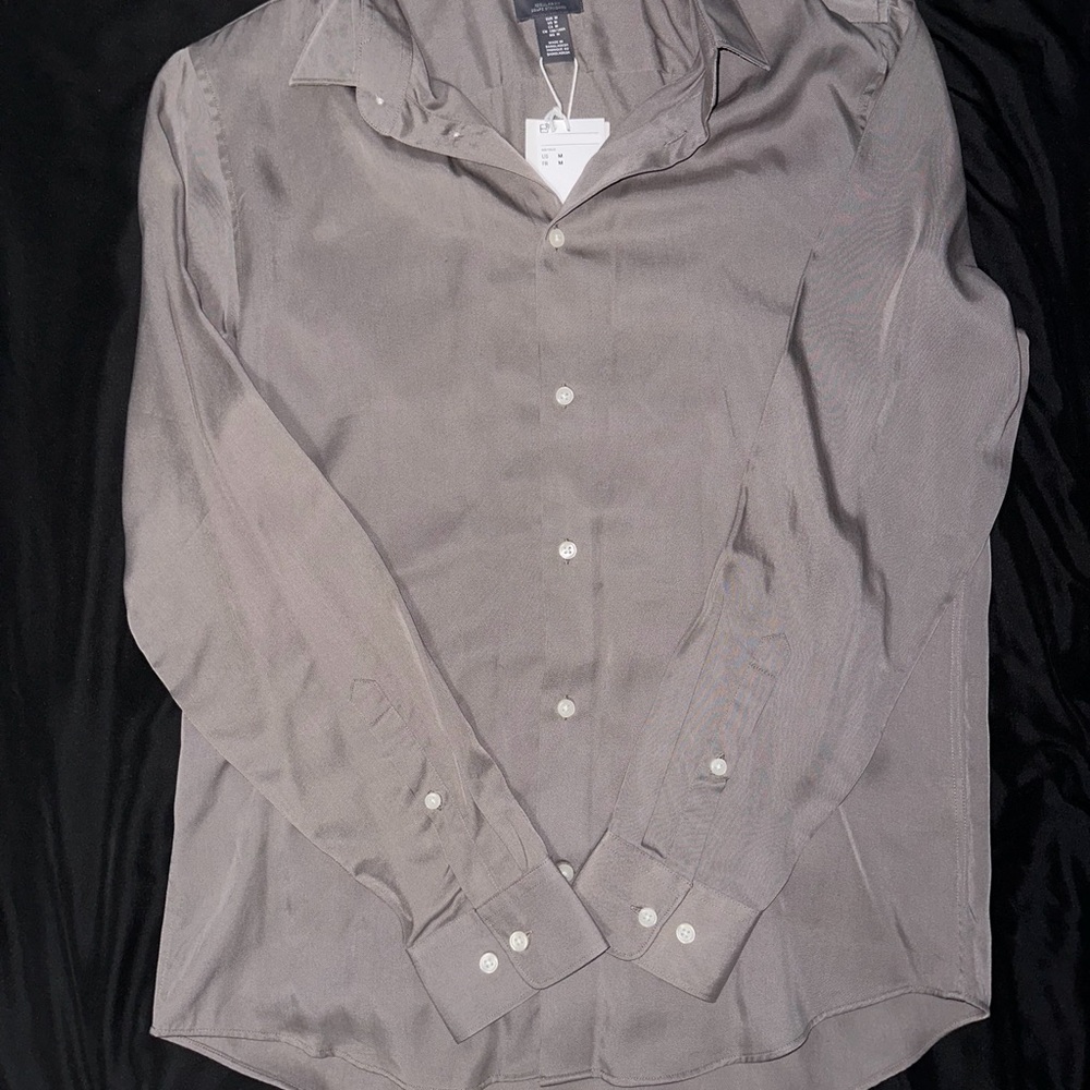 H&M Elegant Gray Dress Shirt